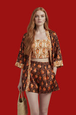 Carregue a imagem no visualizador da Galeria, Conjunto Martina Kimono Shorts