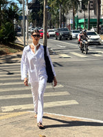 Carregue a imagem no visualizador da Galeria, Pijama Palazzo Branca