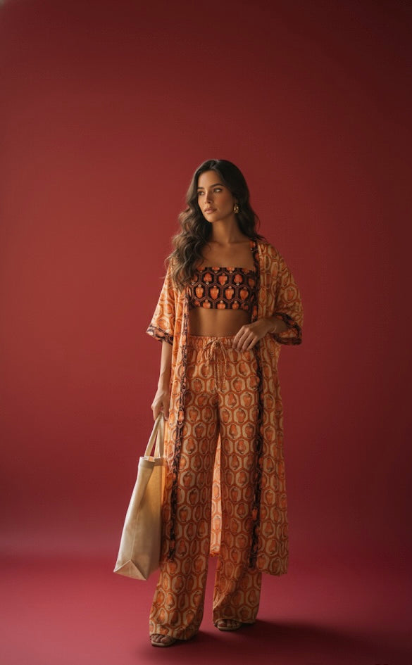 Maya Kimono com Calça